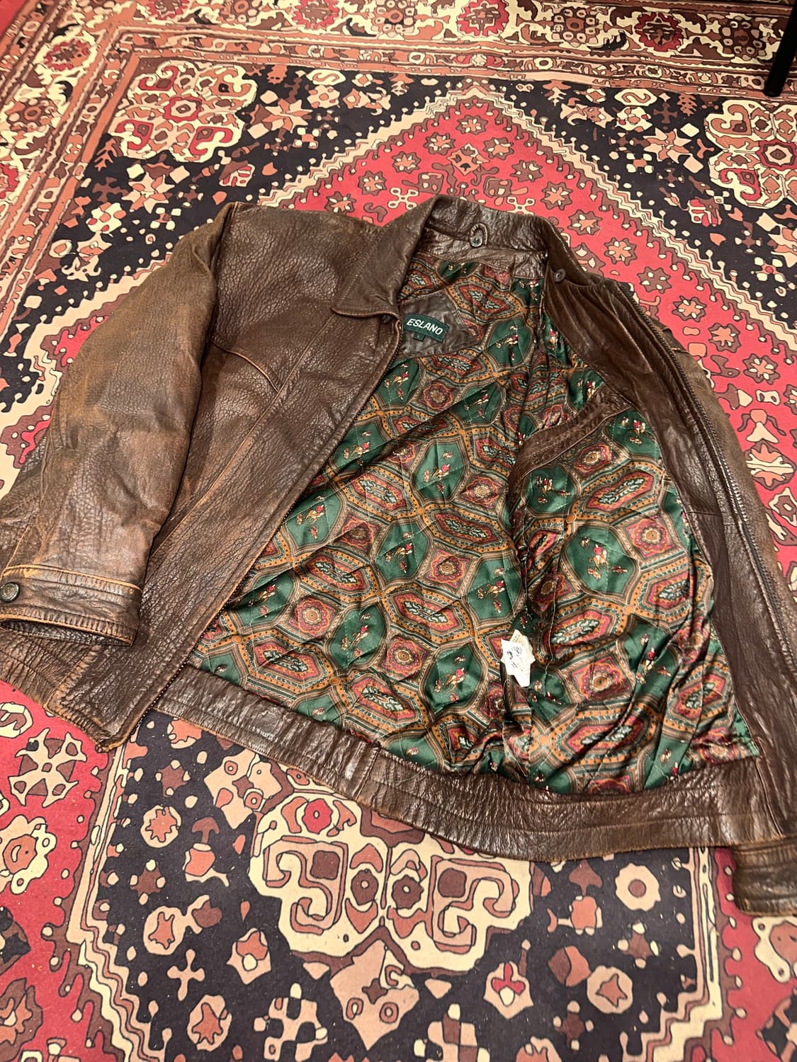 ( L-XL ) 가죽자켓 레더자켓 봄버자켓 항공점퍼 a2가죽 양가죽 상품이미지6