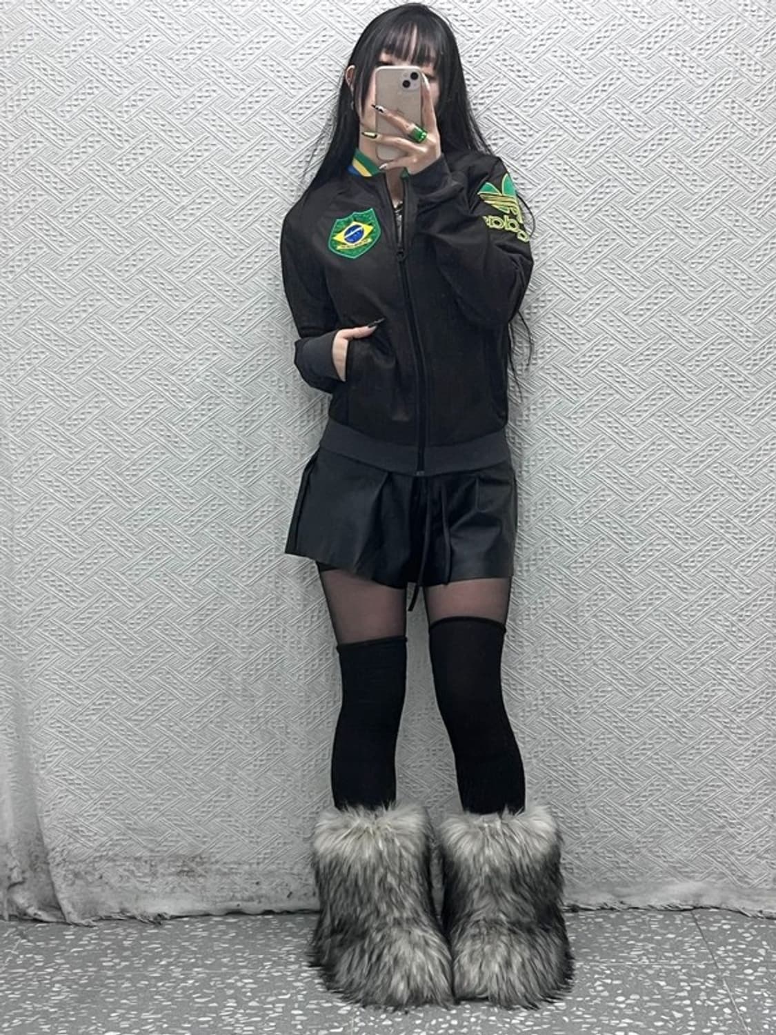 아디다스 올드스쿨 스포티 브라질 져지 집업 자켓 85 C08705 상품이미지2