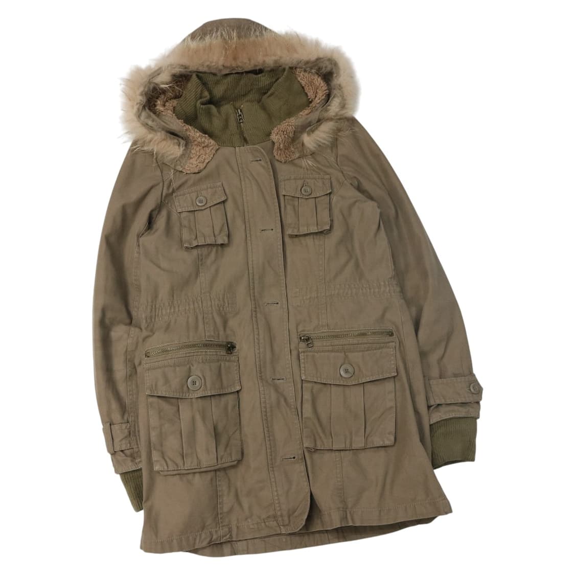 르쿠르 블랑 2way 밀리터리 야상 상품이미지1