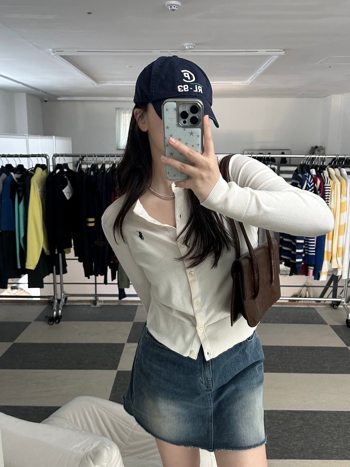 폴로 랄프로렌 화이트 피마코튼 가디건  상품이미지2