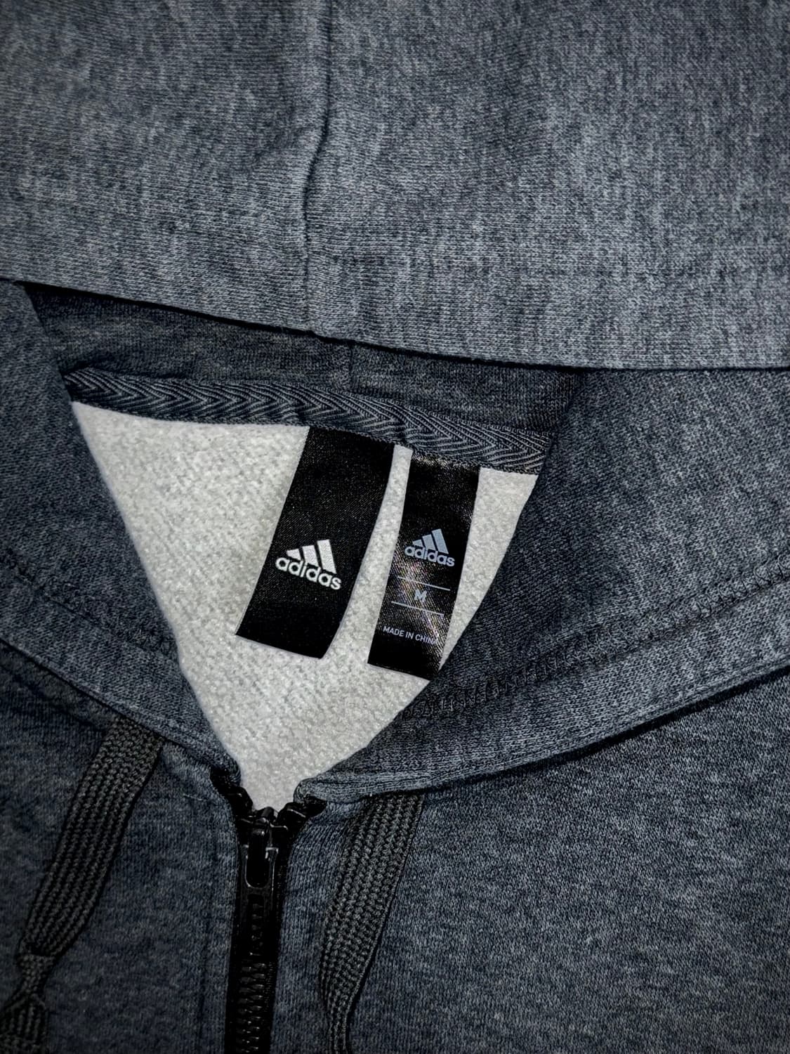 아디다스 후드집업 다크그레이 M 상품이미지3