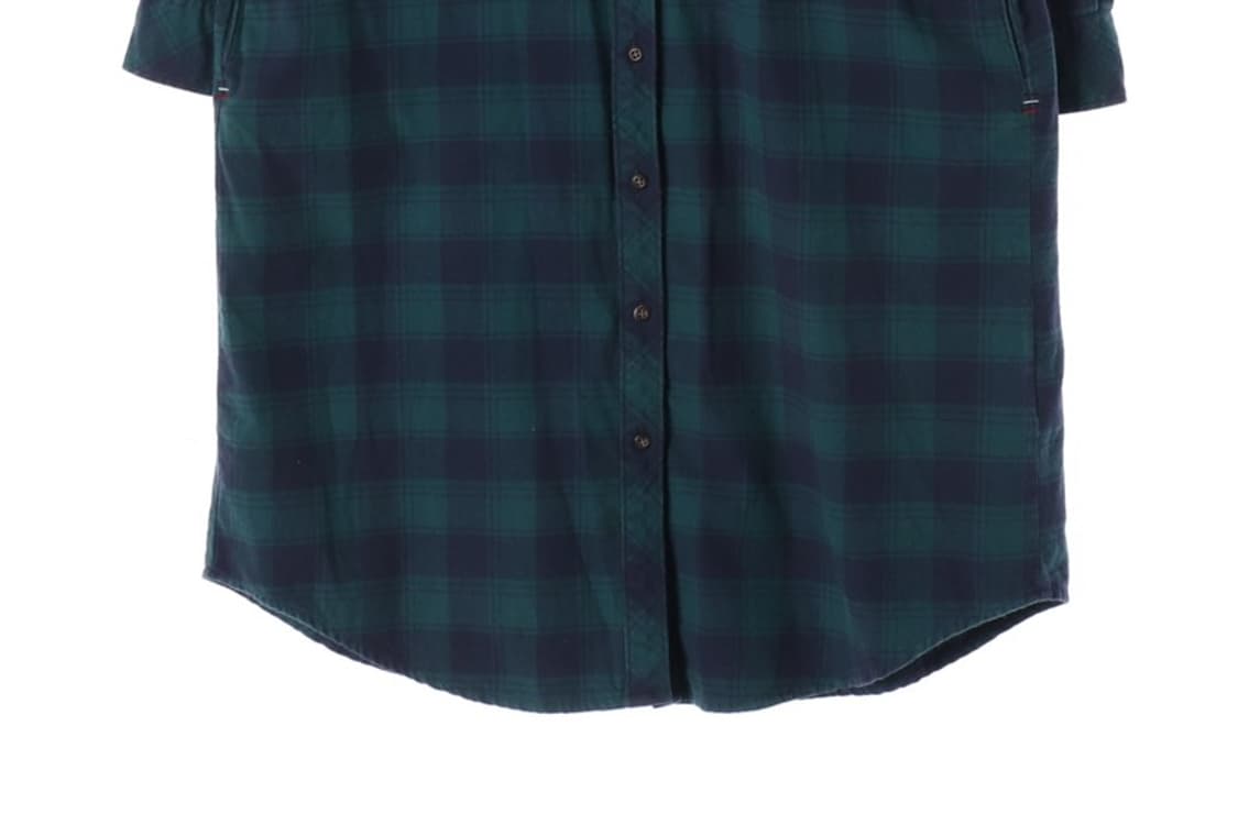 타미진스 백로고 체크 셔츠 원피스 S 상품이미지5