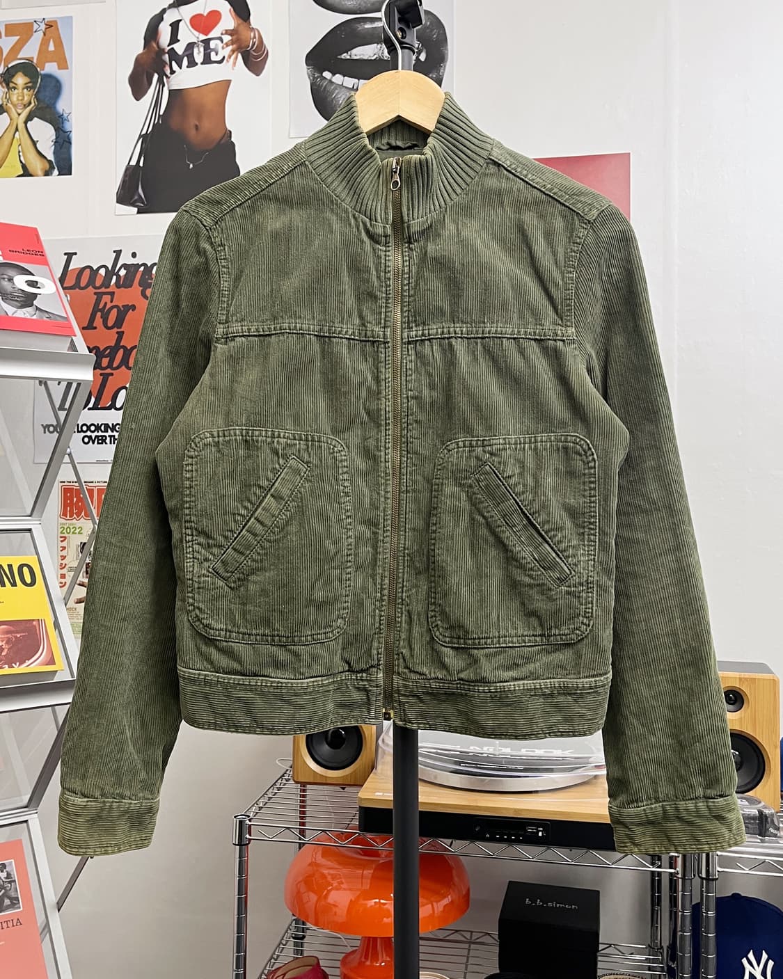 베네통 코듀로이 하이넥 트러커 자켓 상품이미지5