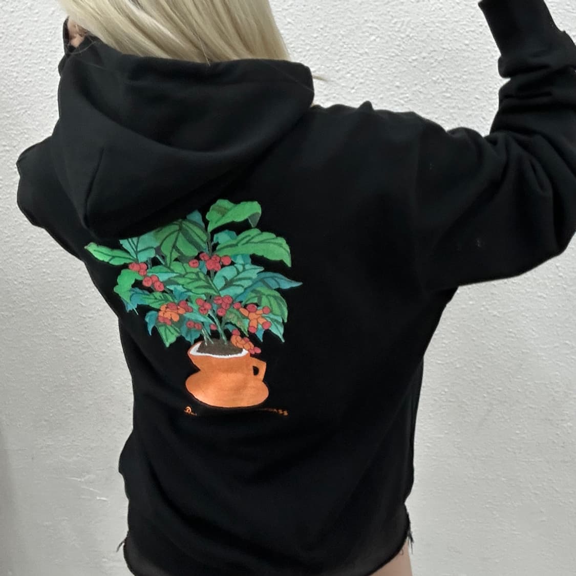 다다이즘 X 리이슈커피 심플 후디 상품이미지2