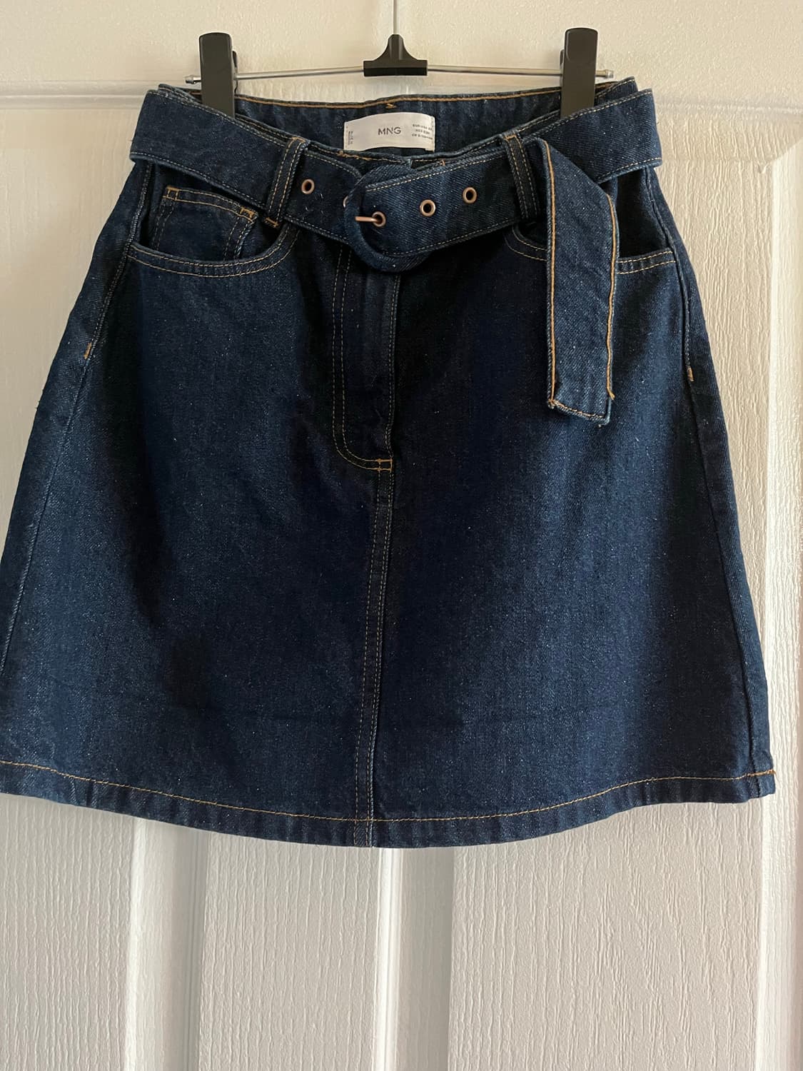 MANGO 데님 셋업(지퍼재킷/벨트스커트) 상품이미지5
