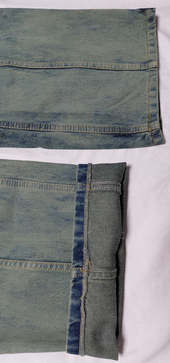 [STYLENANDA] 스타일난다 빅 포켓 다잉 데님 팬츠 (M) 상품이미지3