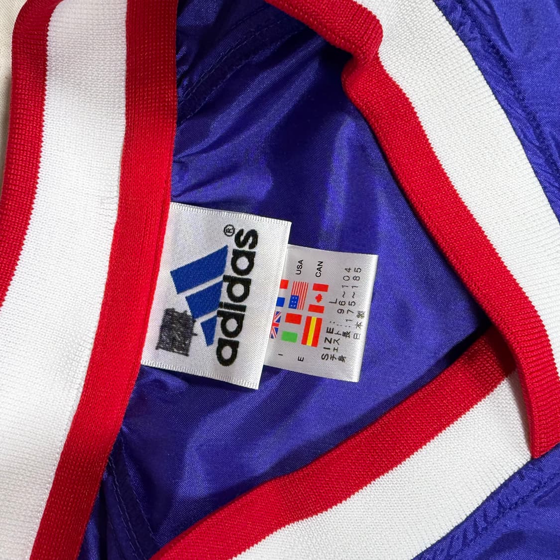 99-00 아디다스 일본 축구 국가대표 바람막이 웜업 피스테 어센틱 상품이미지7
