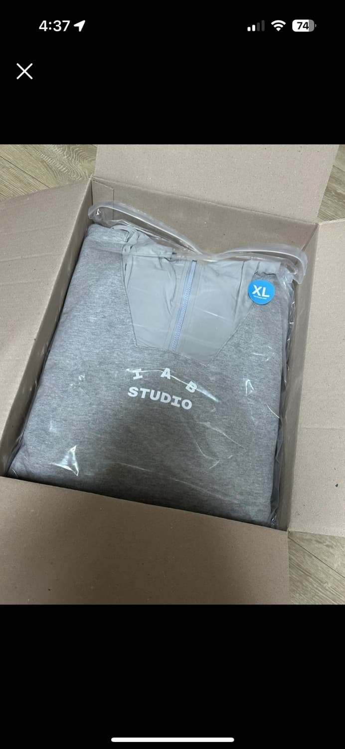 아이앱스튜디오 우븐 후디 XL 상품이미지1