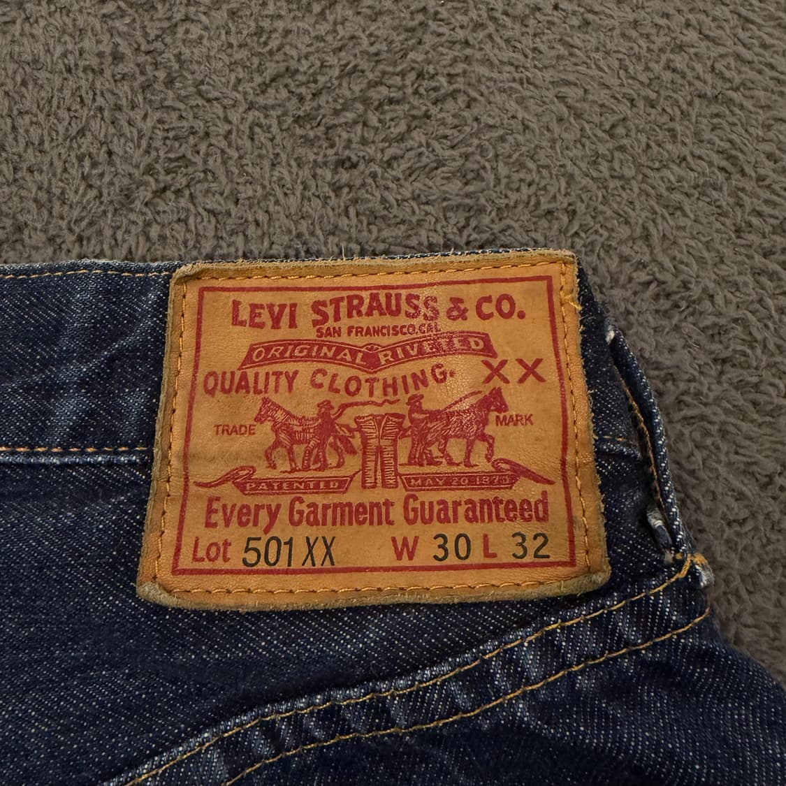 [ 정품/30X32 ] 리바이스 501XX 데님 청바지 상품이미지4