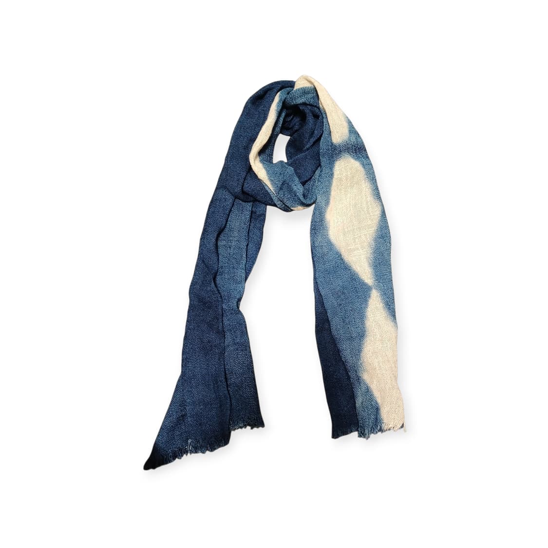 코튼 거즈 스톨 블루 스카프  상품이미지1