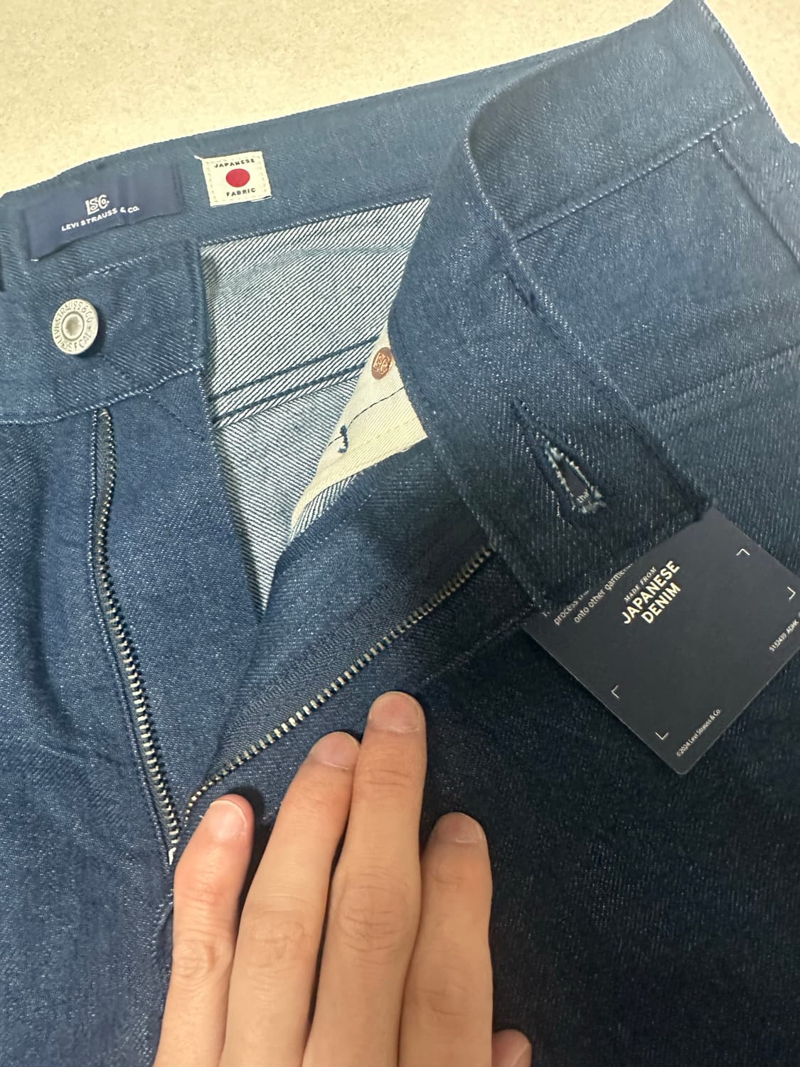 리바이스 블루탭 앵커 진 새상품 판매합니다 상품이미지4