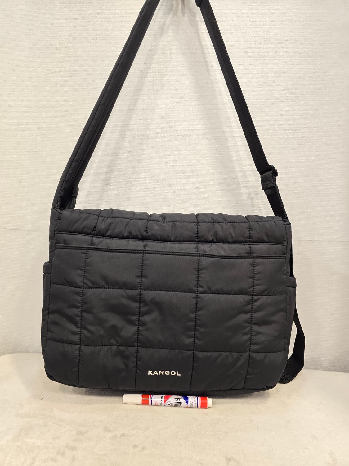 캉골 푸퍼 메신저백 L 블랙 상품이미지3
