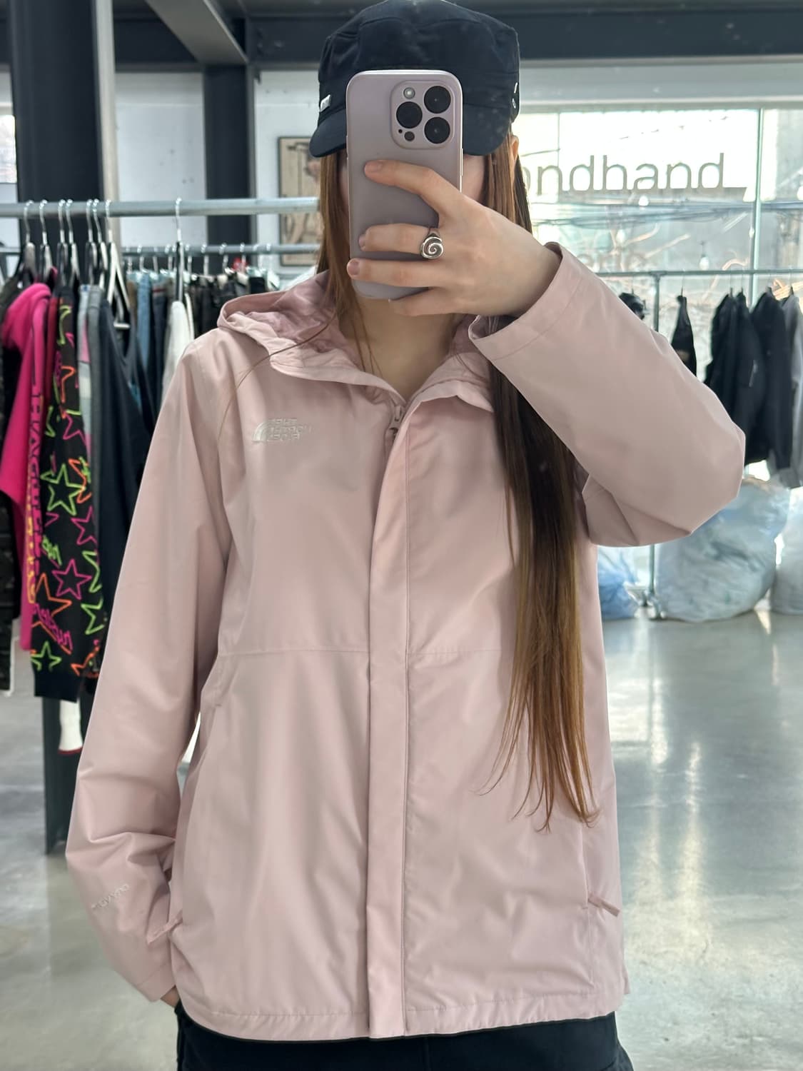 노스페이스 딸기라떼 드라이벤트 윈드브레이커 자켓 상품이미지6