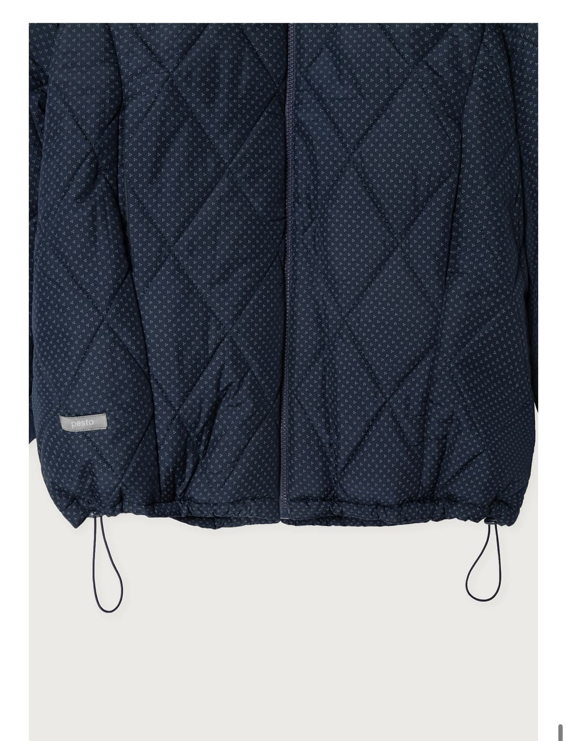 HOODED QUILTED JUMPER DARK LAKE 상품이미지4