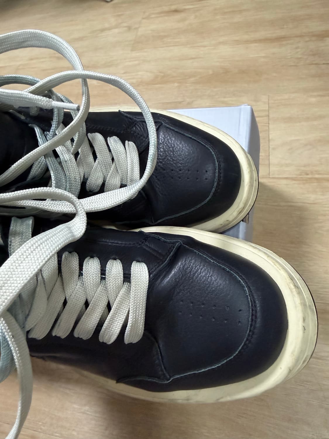 [270] 컨버스 릭오웬스 다크쉐도우 터보웨폰 하이 블랙 크림 상품이미지5