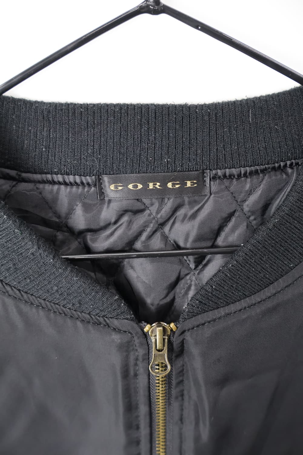 Jpn Black Quilted Lining Bomber Jacket 상품이미지8