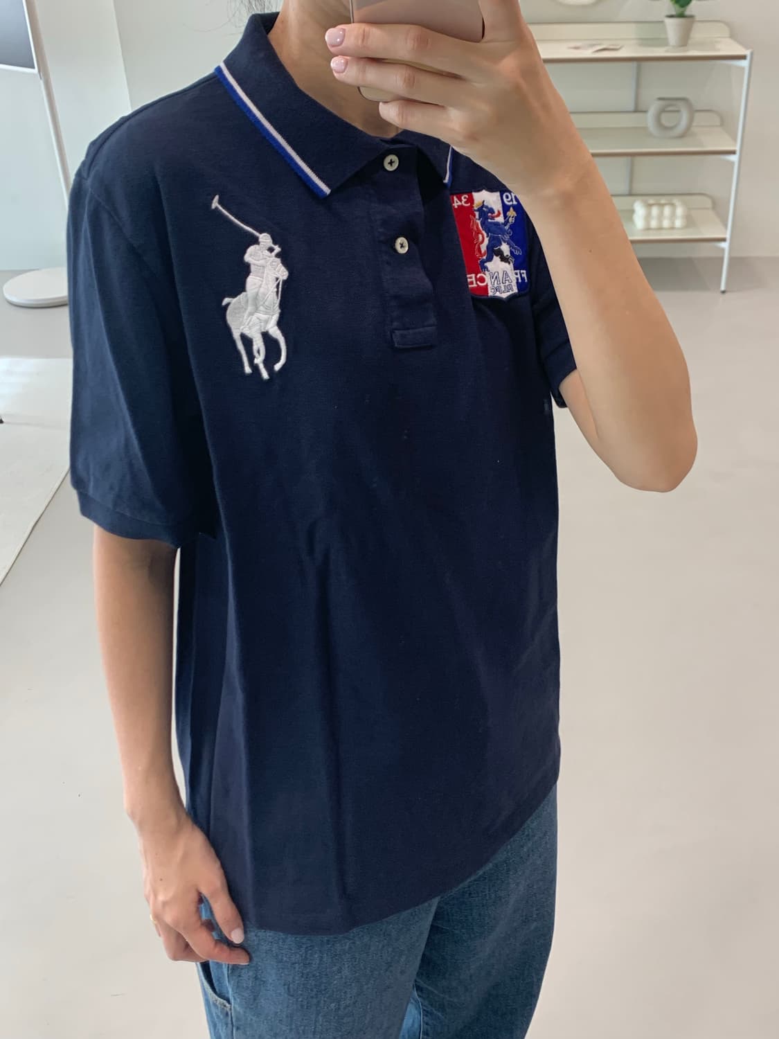 폴로 랄프로렌 보이즈 프랑스 빅포니 폴로셔츠 XL(18-20) 상품이미지7