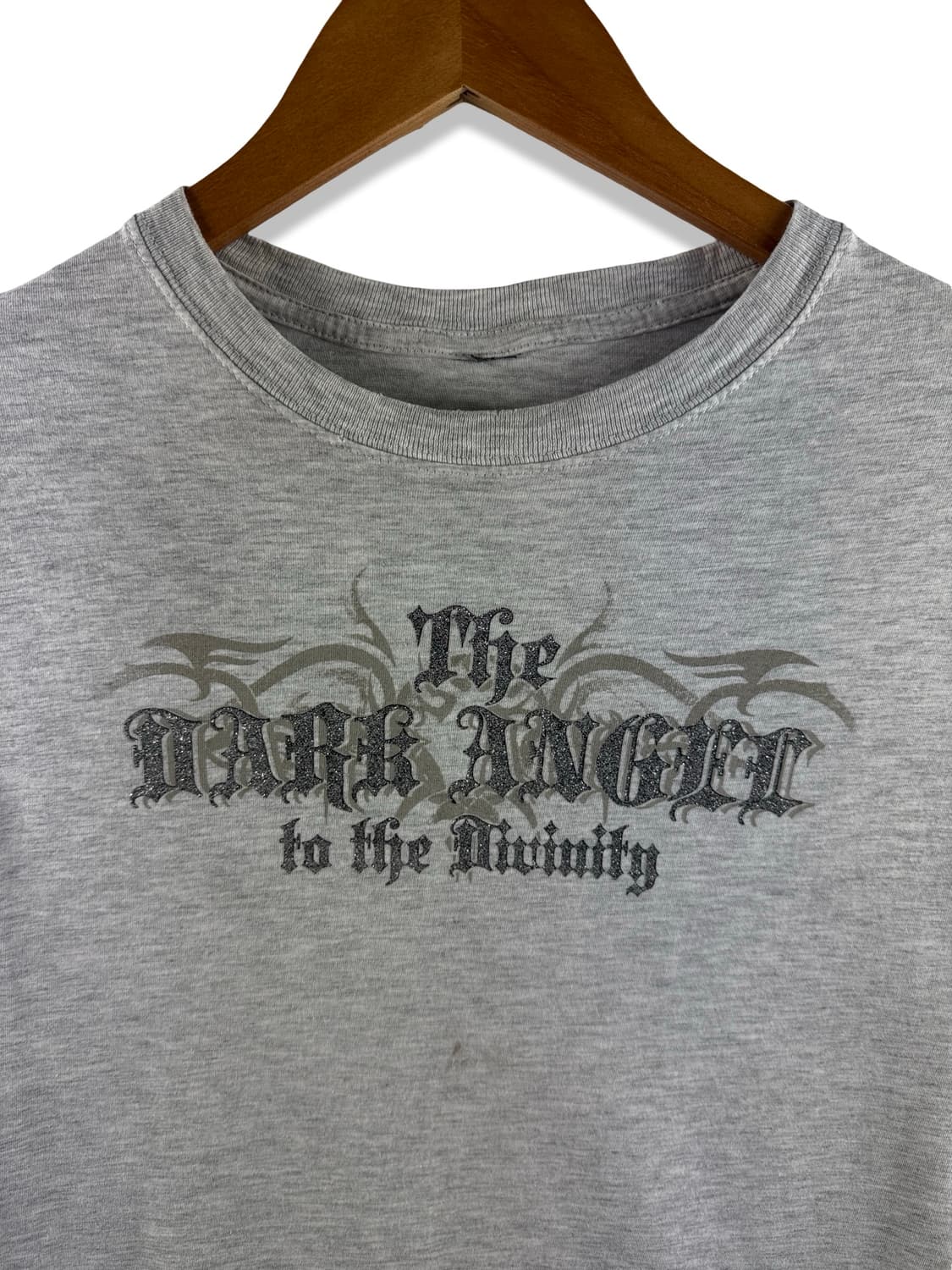 JPN Y2K 글리터 레터링 반팔티3045 상품이미지3