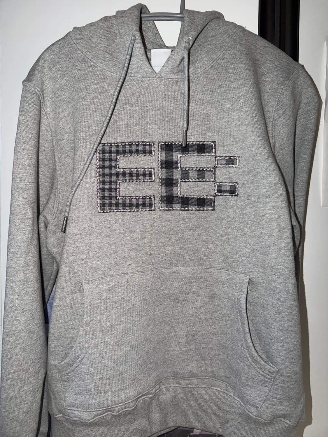 엔조블루스 픽셀 로고 후디 그레이 상품이미지3