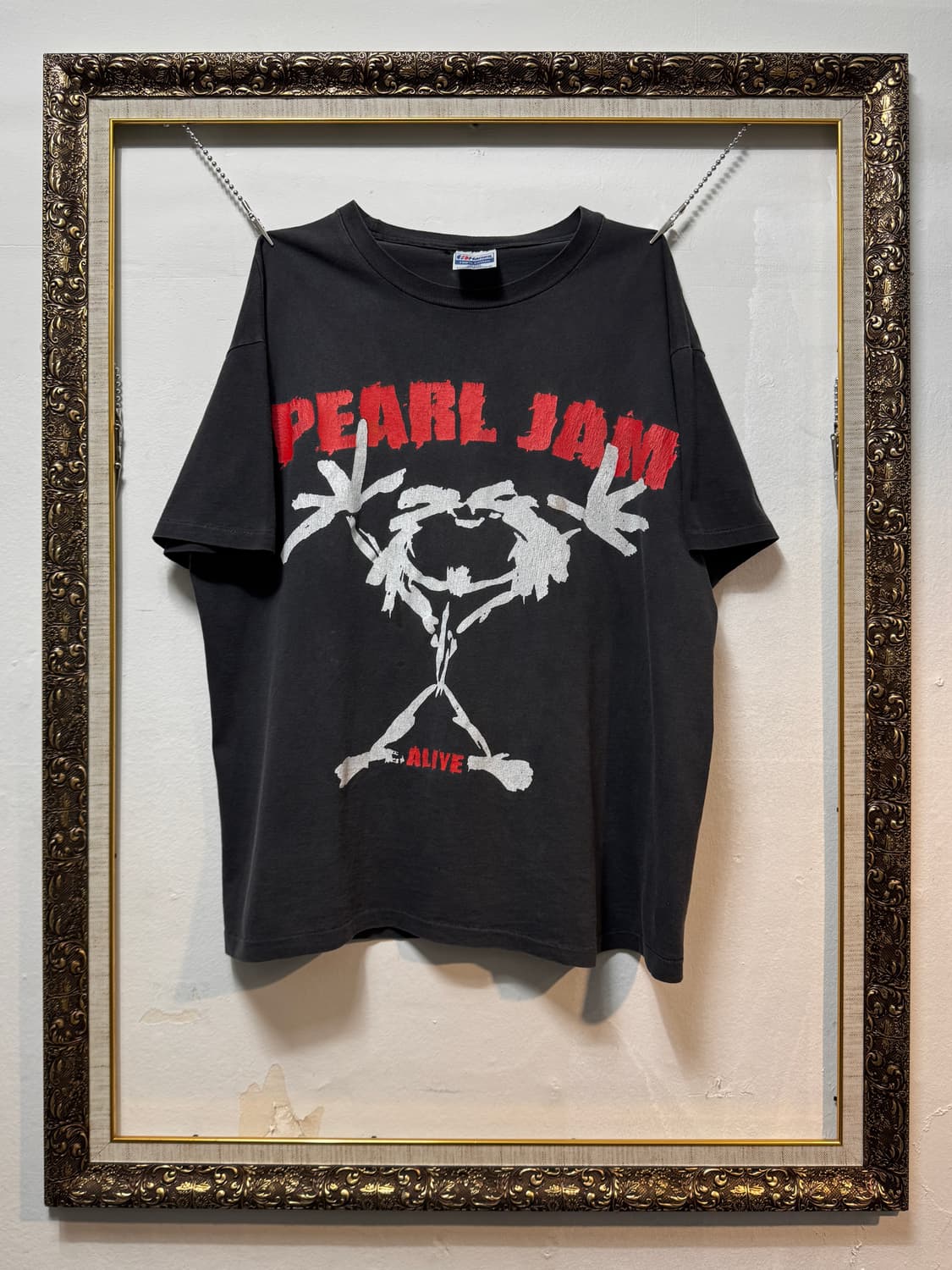 빈티지 90s 펄잼 Pearl Jam alive 투어 밴드티 상품이미지1