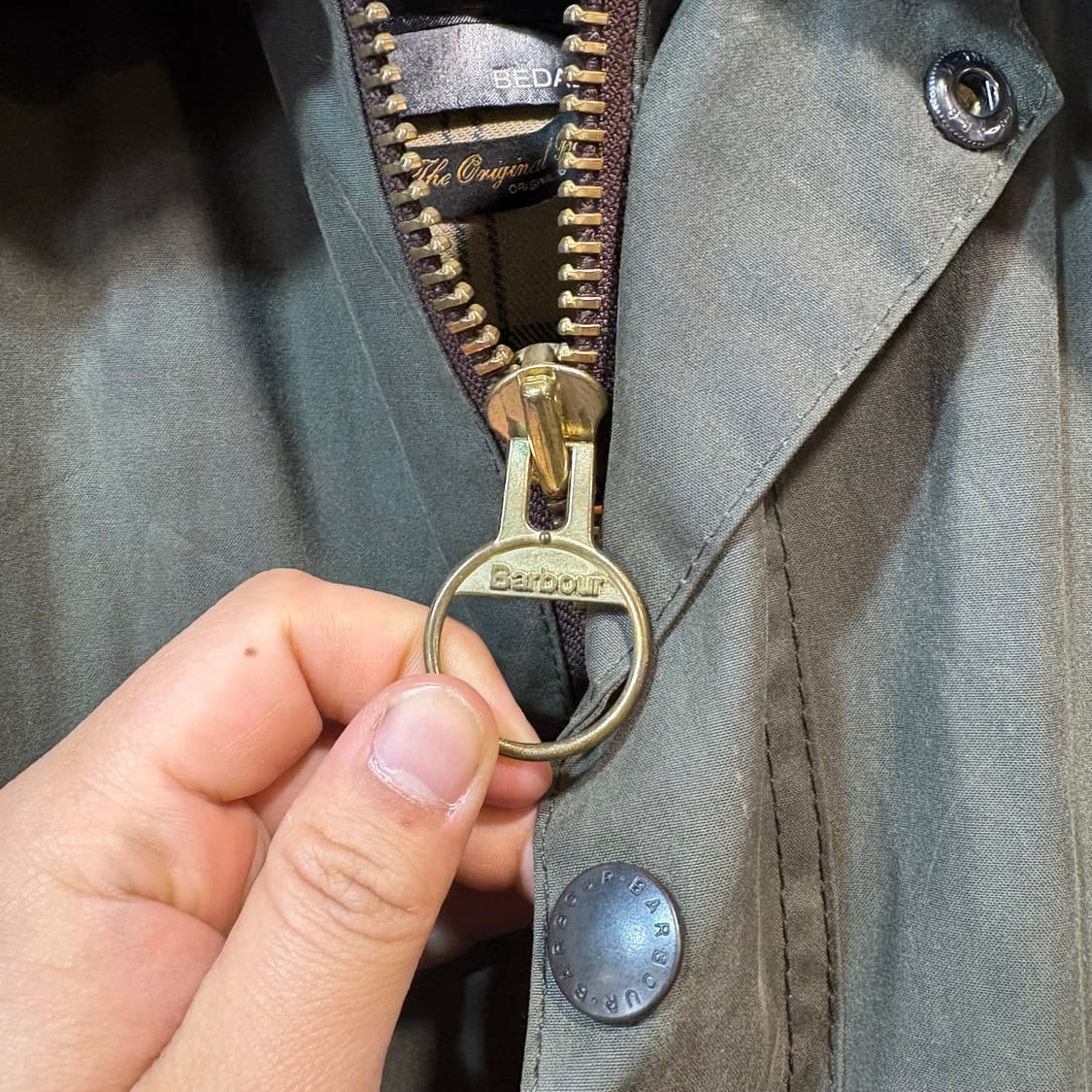 [36] Barbour 바버 비데일 올리브 왁스 자켓 상품이미지2