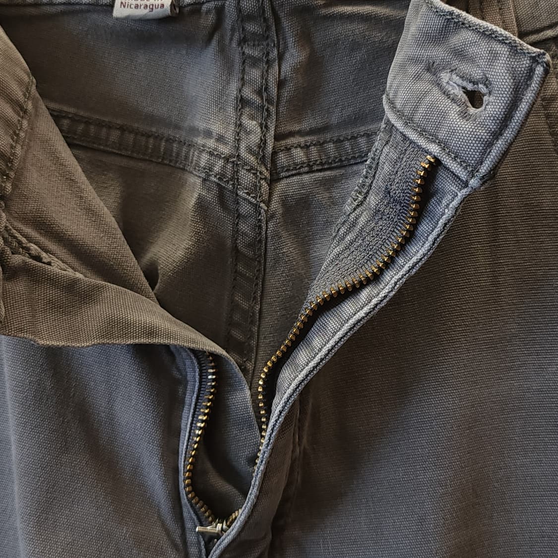 칼하트 워크팬츠 릴렉스드 핏 캔버스 팬츠 그레이 38x30 상품이미지8