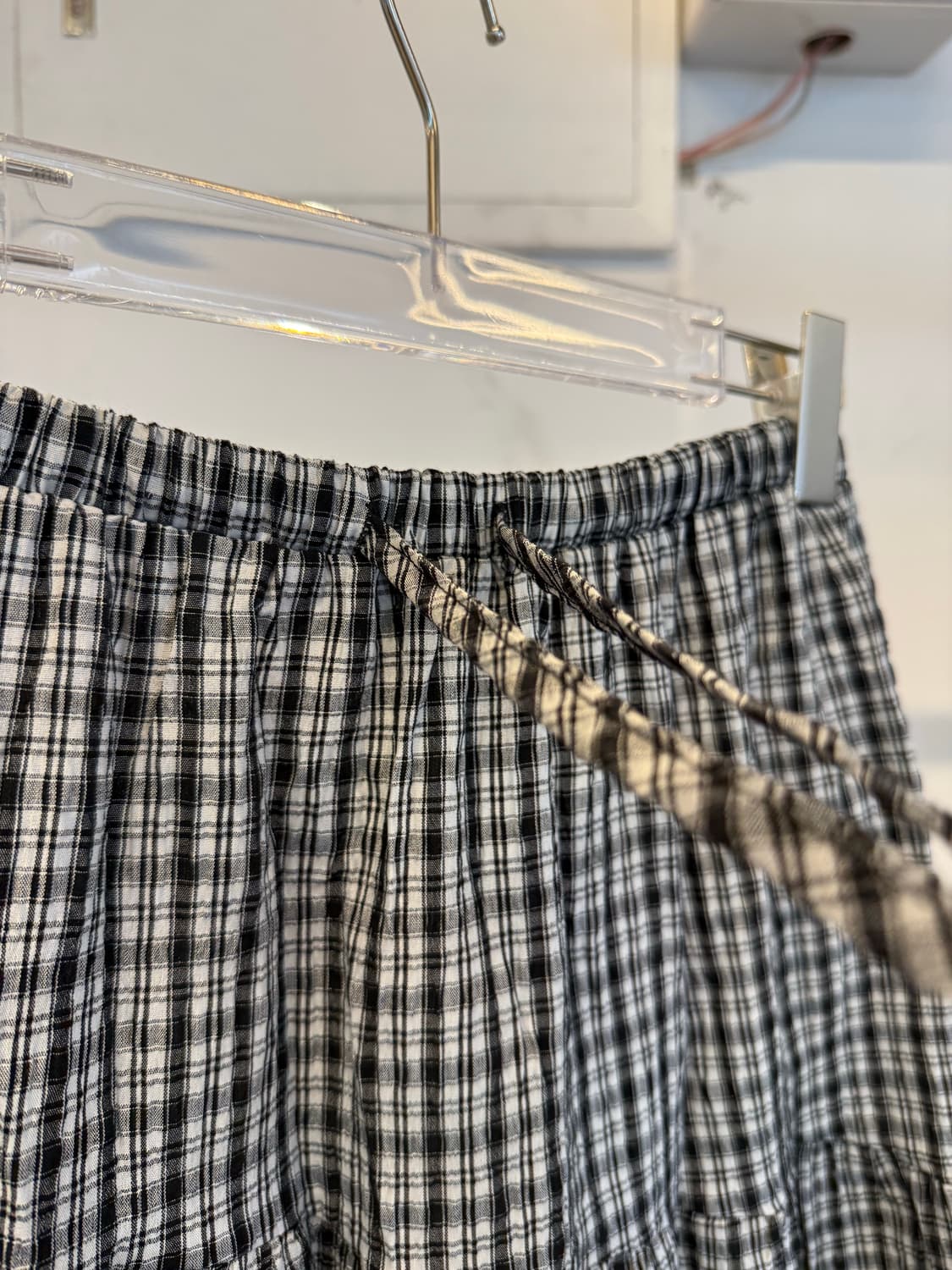Vintage Check Long Skirt  상품이미지5