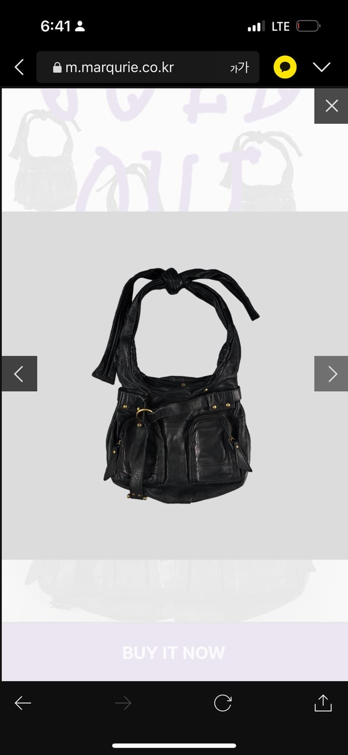 빈티지 리본 스트랩 숄더백 상품이미지1