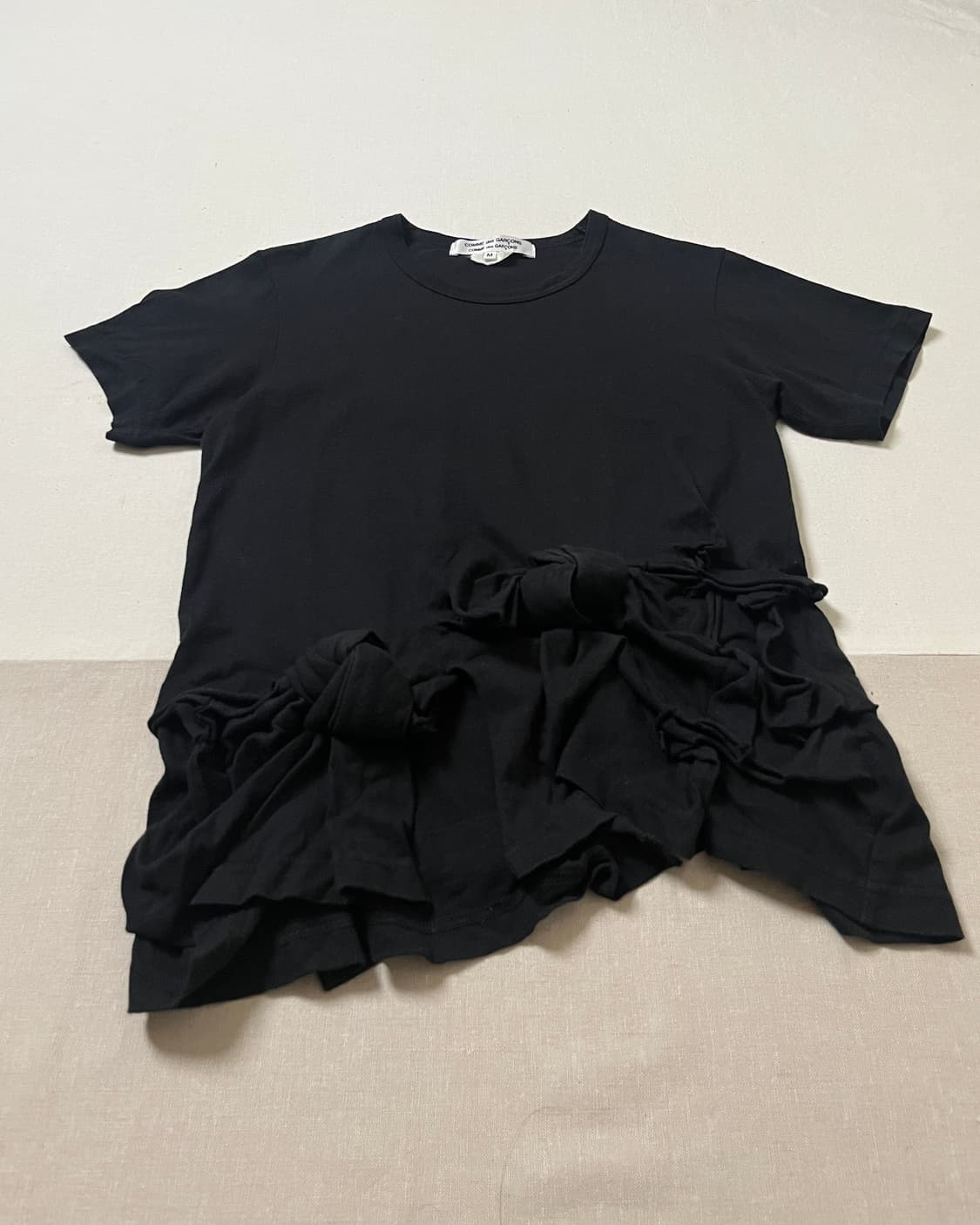 꼼데가르송 매듭디테일 티셔츠 comme des garcons 상품이미지3