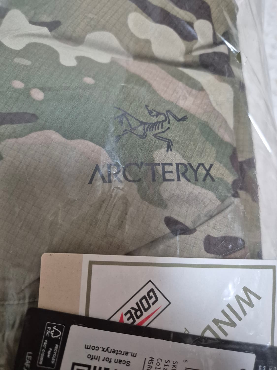 XL ) 아크테릭스 멀티캠 WX Lt 후디 상품이미지2