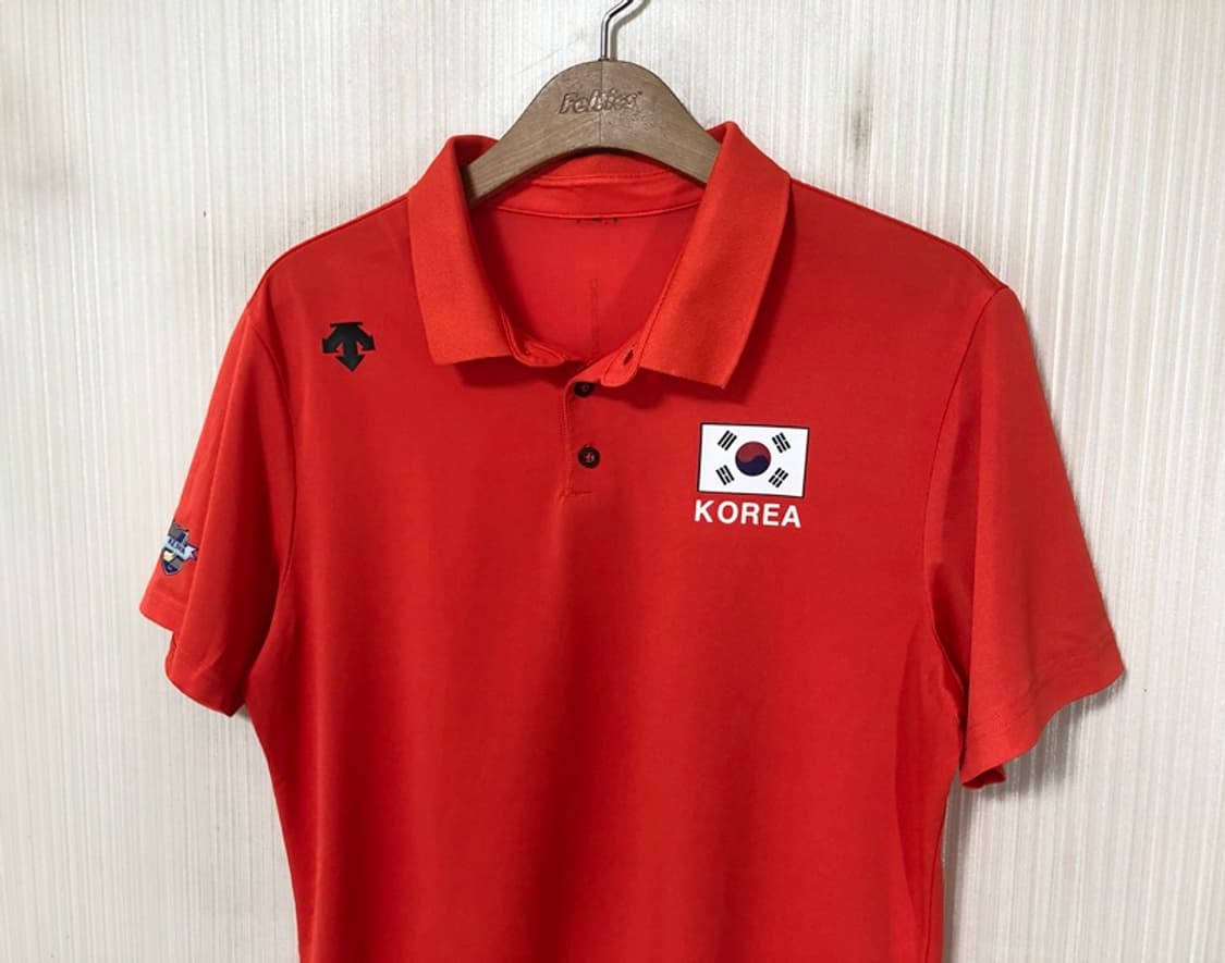 데상트국대 국대KOREA 국대폴로티셔츠 95 오렌지 상품이미지6