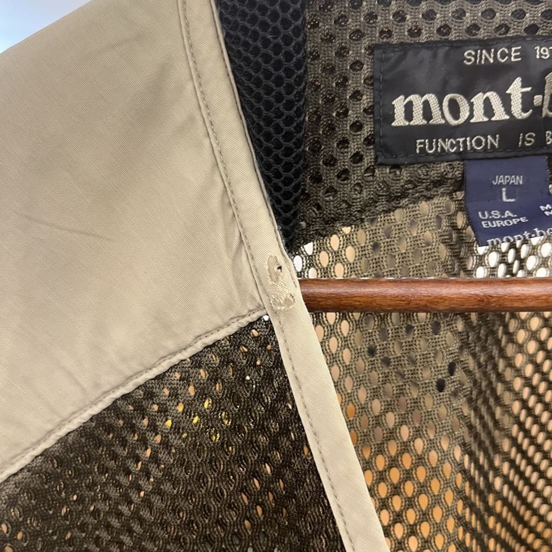 몽벨 유틸리티 밀리터리 사파리 헌팅 워크 조끼 L C10919 상품이미지6