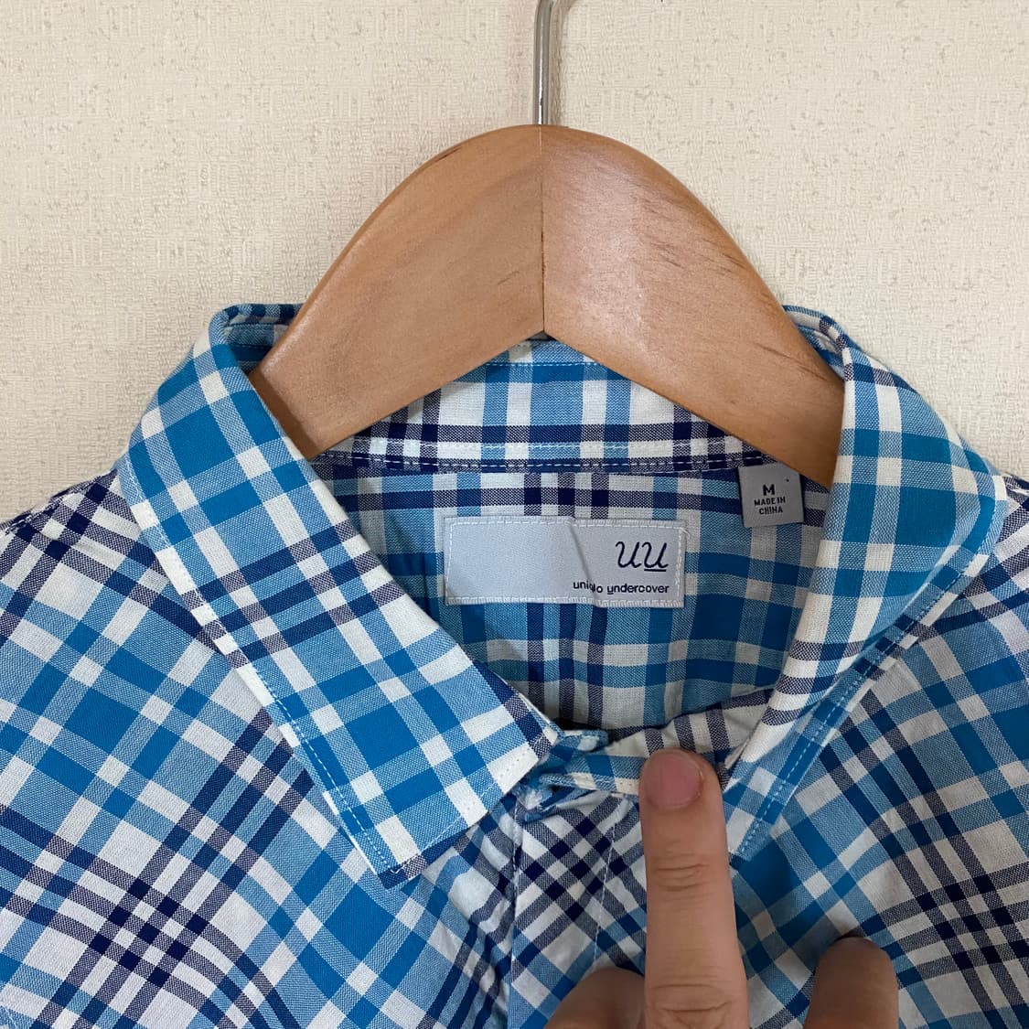 (M)유니클로 언더커버 체크셔츠 상품이미지2