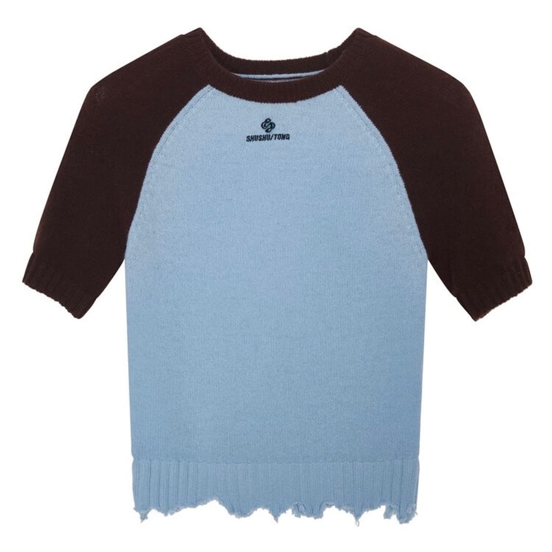 [8,10,12]슈슈통 26ss 나그랑 울 니트/블루 상품이미지1