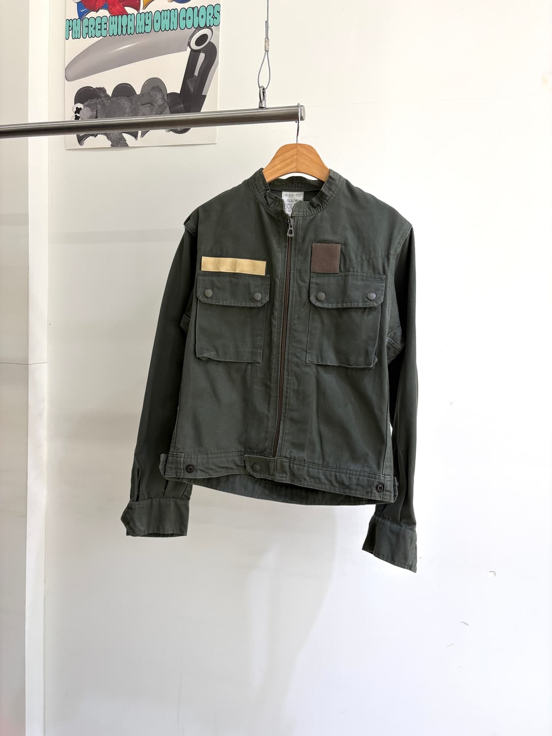 80s FRENCH MILITARY 밀리터리 자켓 상품이미지1