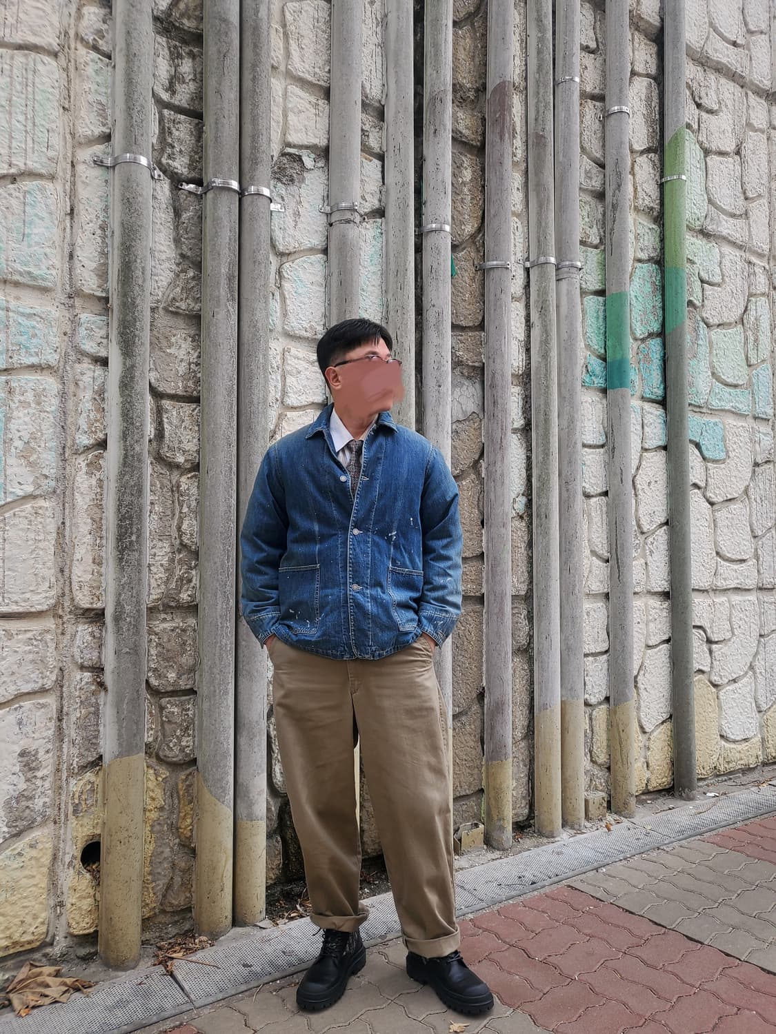 택달린새상품)비즈빔 커버올 다운 인디고 상품이미지8