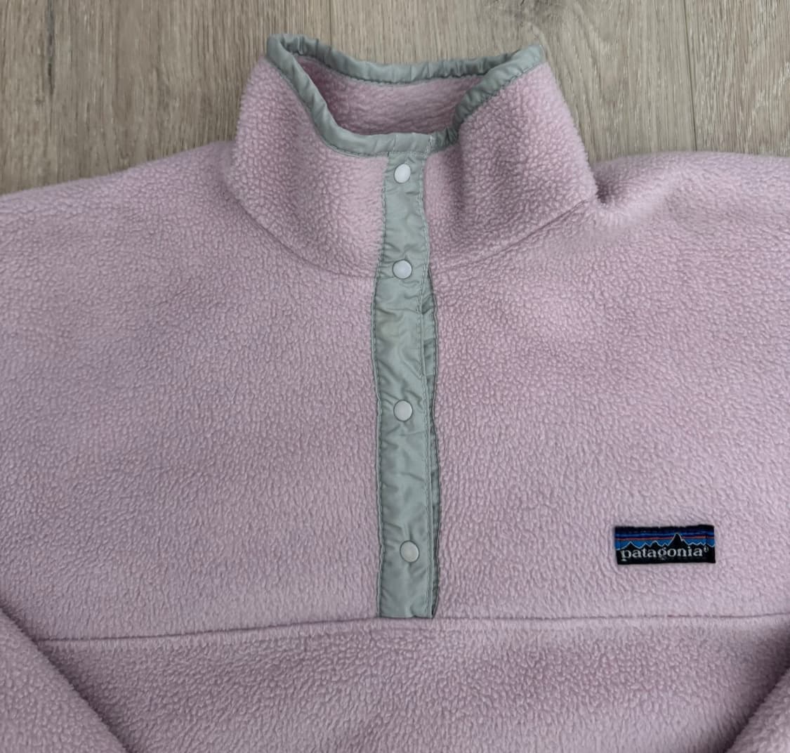 90s 빈티지 파타고니아 신칠라 스냅-T 라일락/회색 USA 상품이미지2