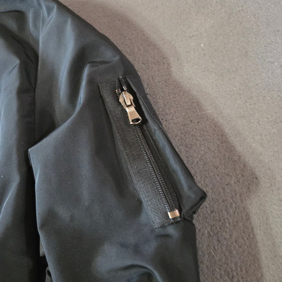 N21 누메로벤투노 여성 시스루 레이스 ma-1 봄버 자켓 블랙 상품이미지7