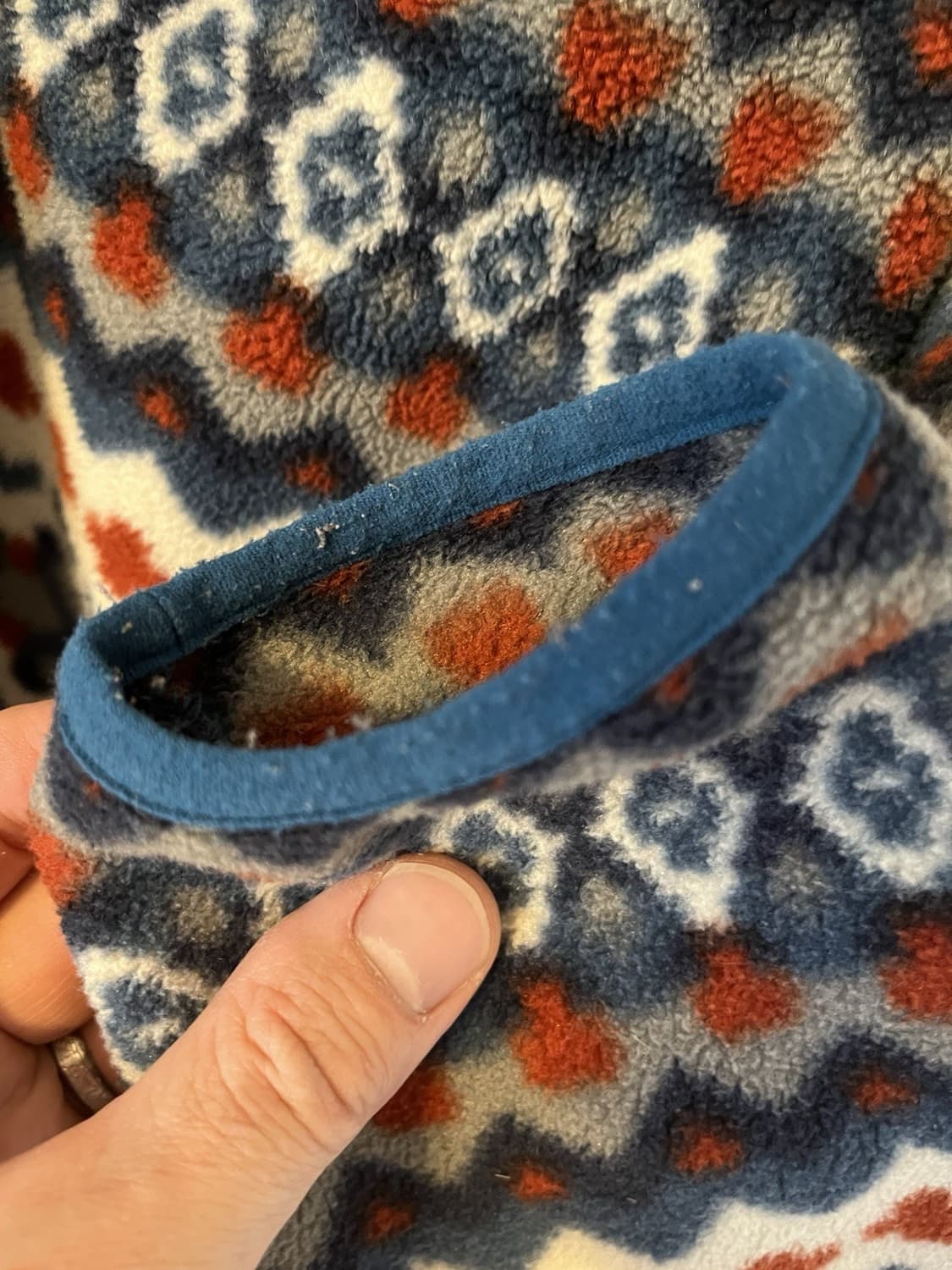 11FW 파타고니아 신칠라 스냅-T 페어아일/블루 멕시코 상품이미지4