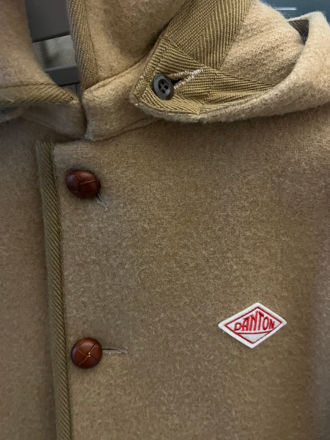 단톤 DANTON 후드 크롭 울 자켓  상품이미지5