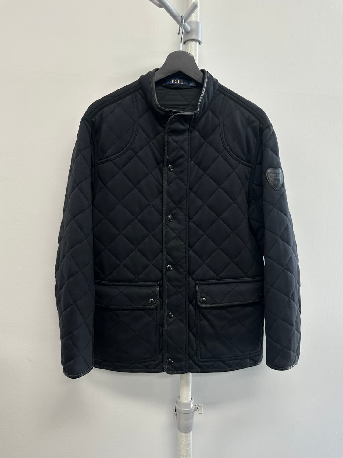 폴로 쉽스킨 양가죽 디테일 퀼팅 자켓 상품이미지3