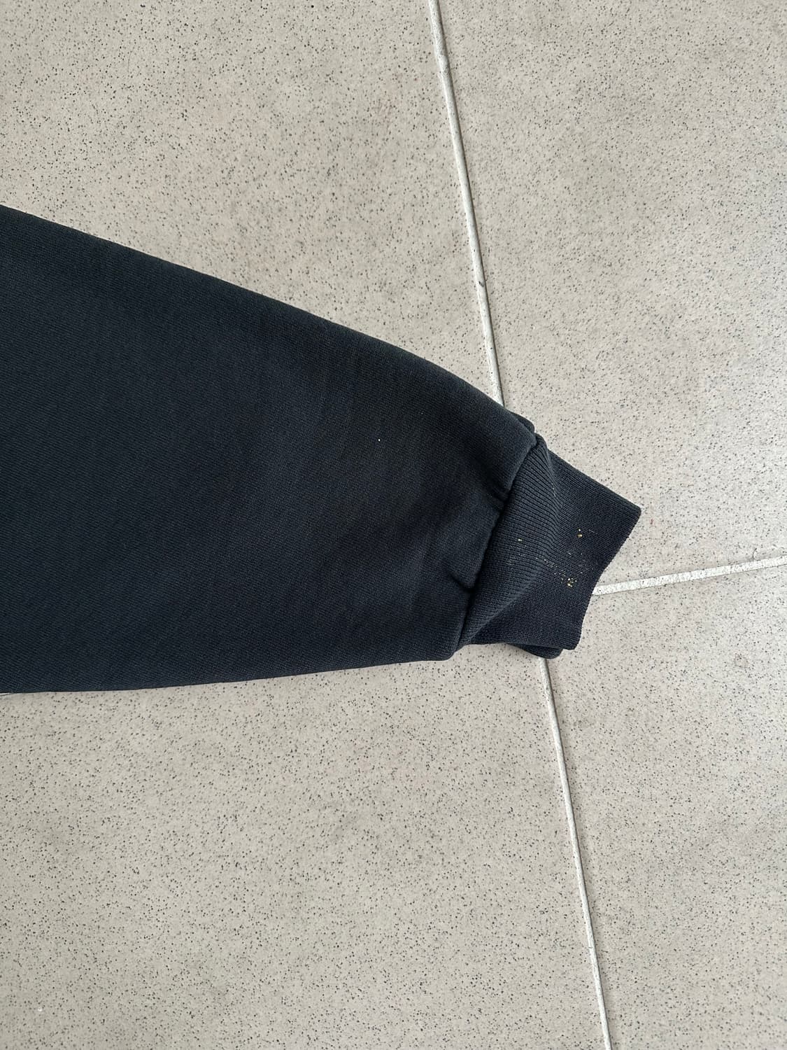 90s 빈티지 러셀 후드 블랙 XL 페인팅 상품이미지8