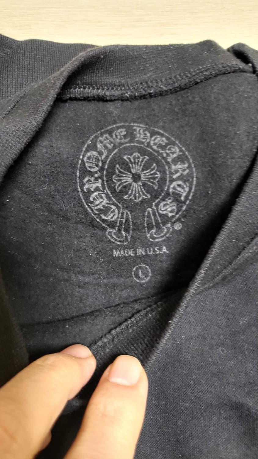 크롬하츠 홀스슈 맨투맨 황금사이즈 L 상품이미지8