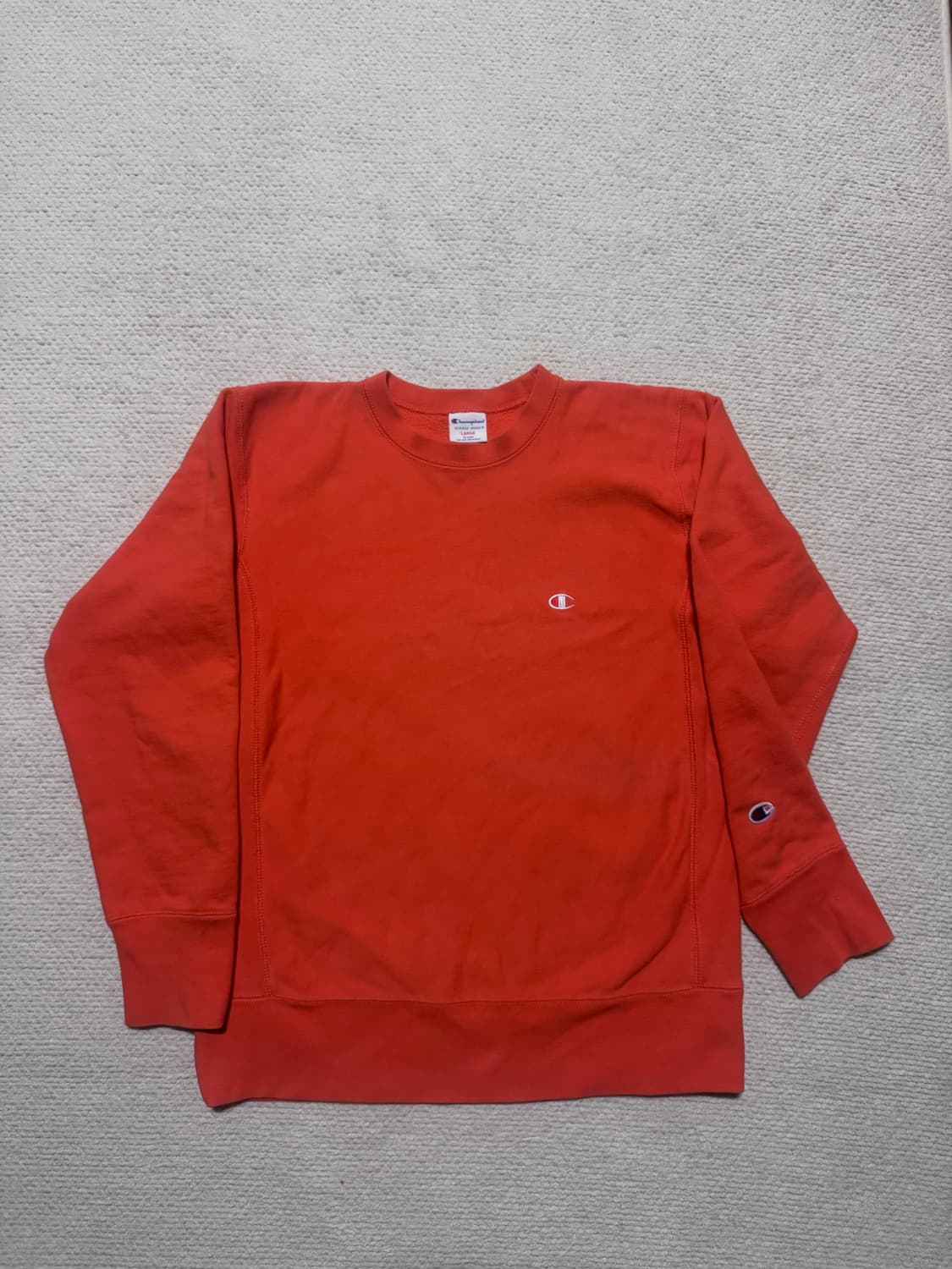 챔피언 리버스위브 오렌지 스웻셔츠 L 상품이미지1