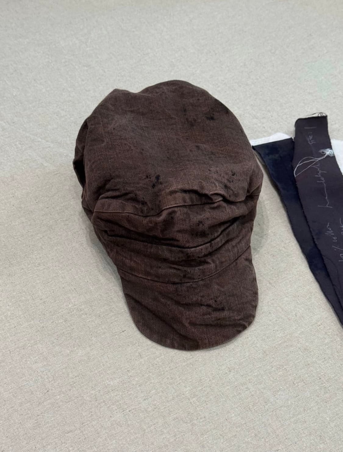 Atelier suppan 핸드 다이드 캡 상품이미지2