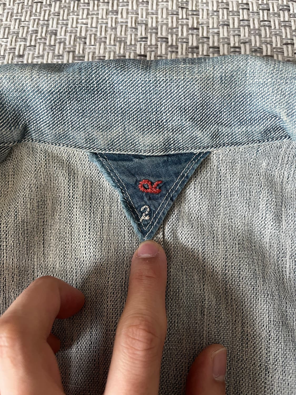 45rpm 데님 블레이저 자켓 상품이미지5