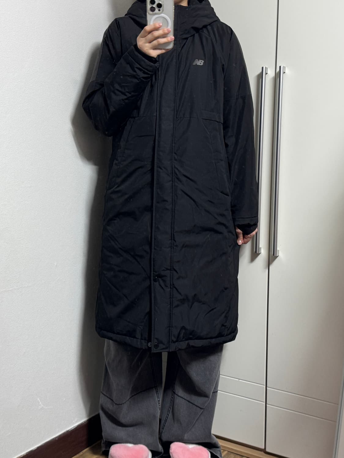 뉴발란스 벤치 코트 롱패딩 상품이미지2