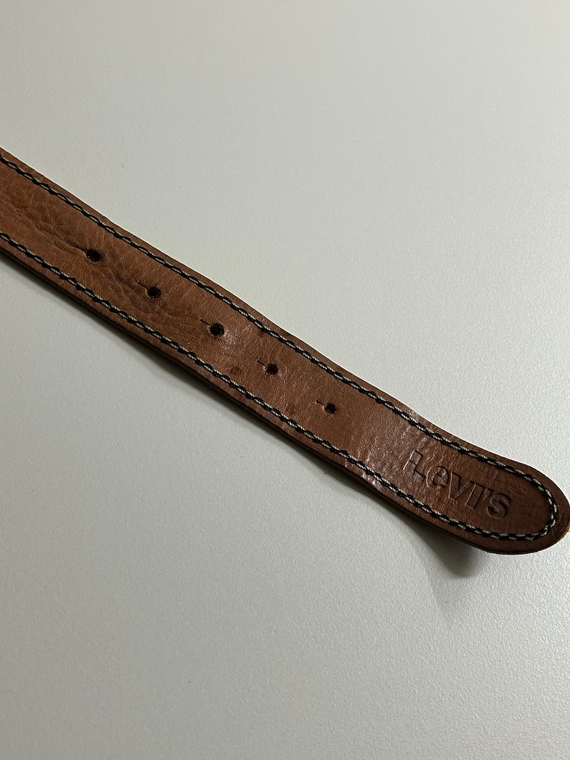 빈티지 리바이스 웨스턴 레더 벨트 상품이미지4