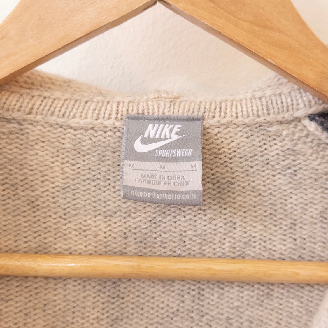 나이키 오트밀 후드 수웨터 상품이미지5