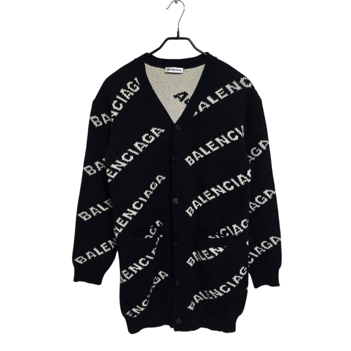 발렌시아가 멀티로고 카멜헤어 롱가디건 상품이미지1